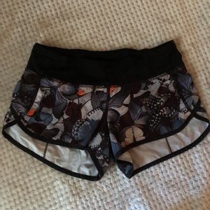 Lululemon Butterfly Running Shorts